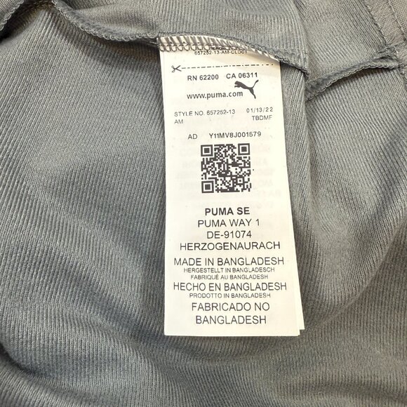 PUMA DryCell Full Zip Track Jacket Gray & Black – Women’s Large - Picture 5 of 7